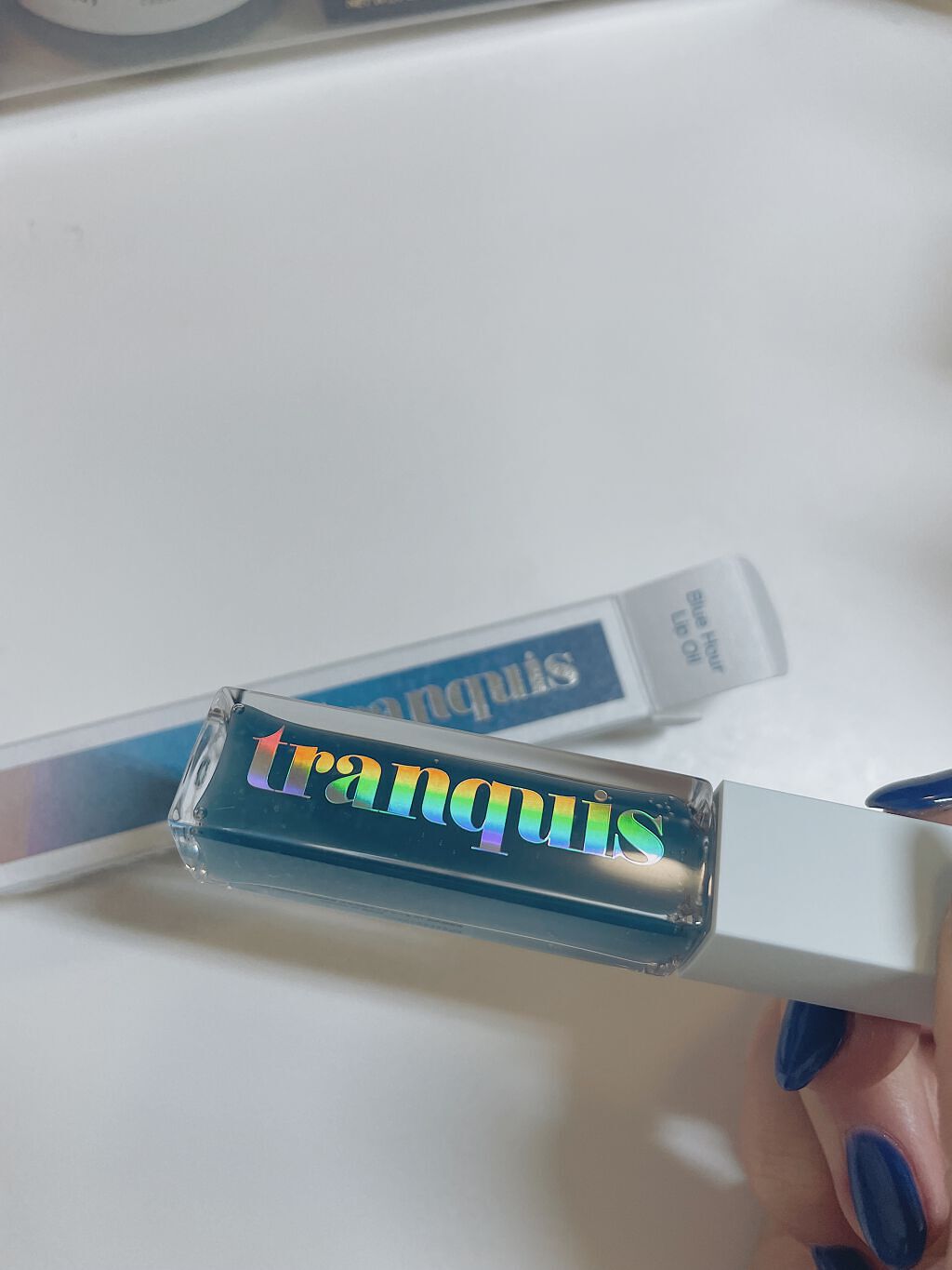 ブルーアワー リップオイル/tranquis/リップオイルを使ったクチコミ（1枚目）