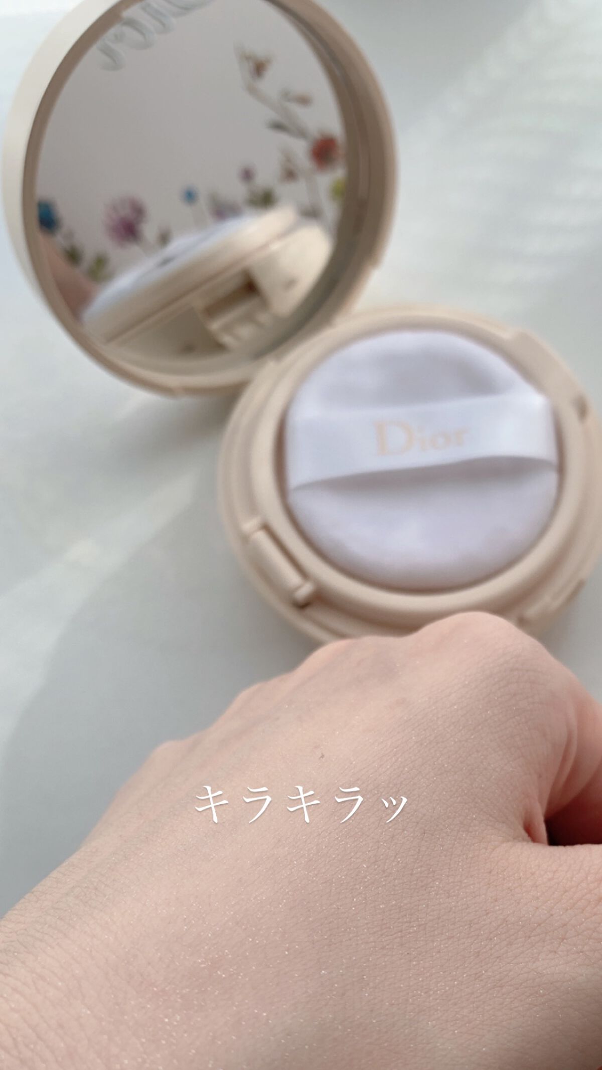 ディオールスキン フォーエヴァー クッション パウダー/Dior/ルースパウダーを使ったクチコミ(3枚目)