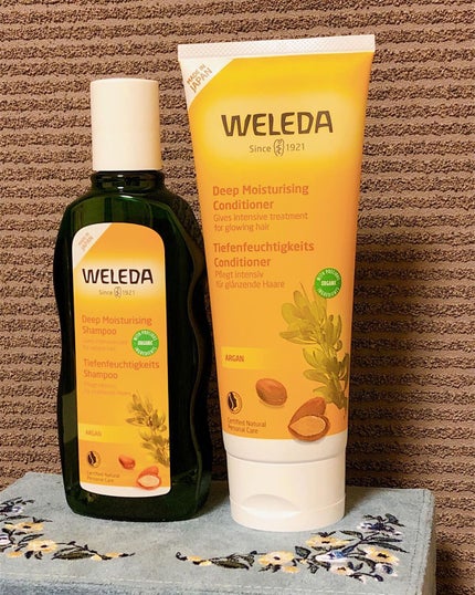 アルガン ヘアシャンプー/ヘアコンディショナー/WELEDA/市販シャンプーを使ったクチコミ(1枚目)