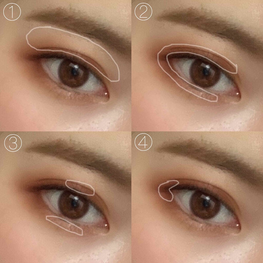 パーフェクトマルチアイズ/キャンメイク/アイシャドウパレットを使ったクチコミ(3枚目)