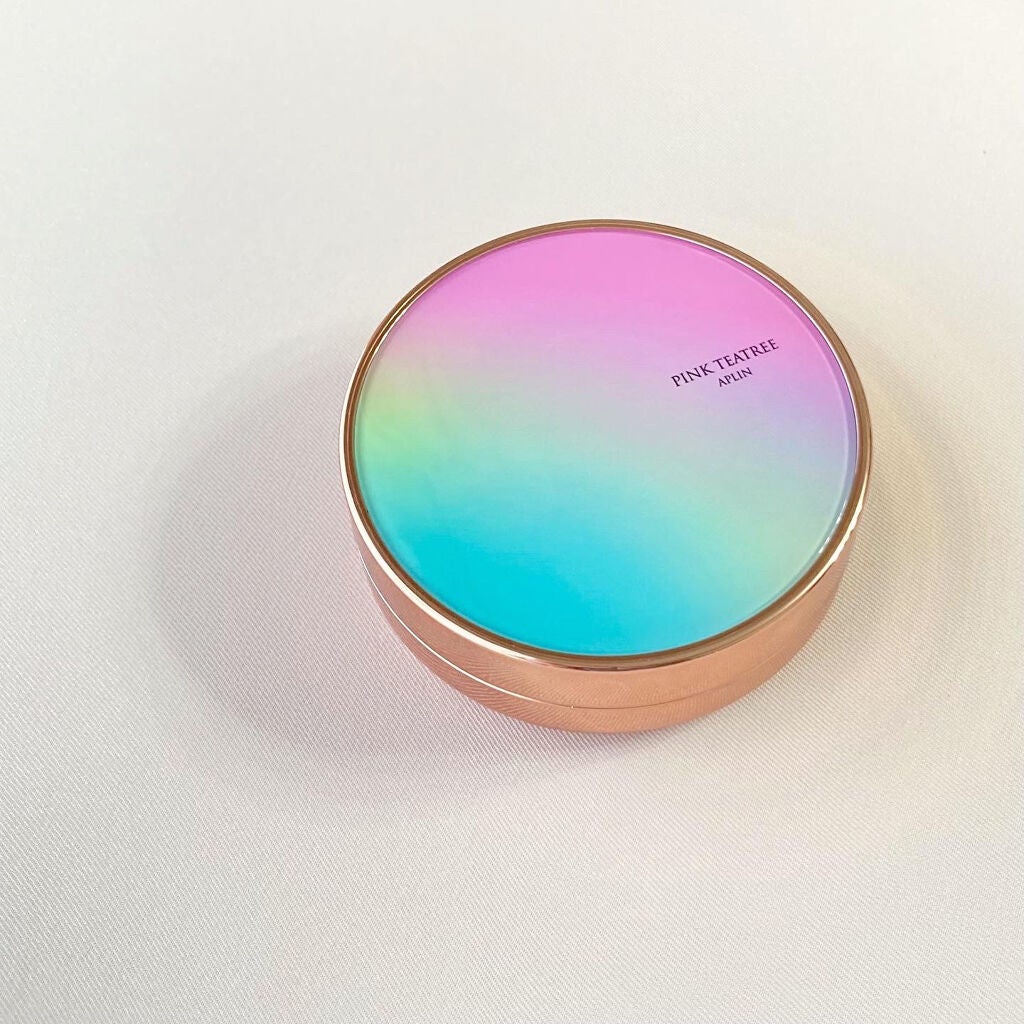 ピンクティーツリーカバークッション/APLIN/クッションファンデーションを使ったクチコミ(6枚目)