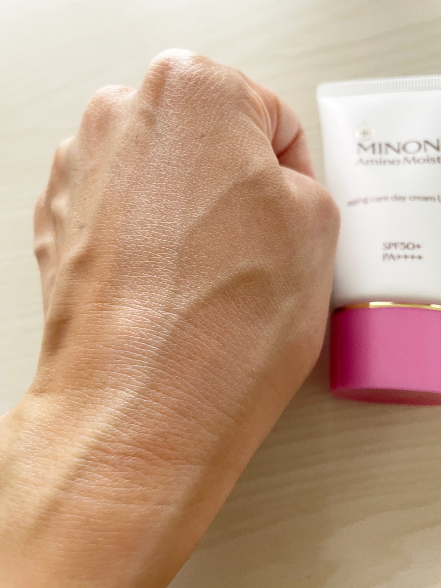 ミノン アミノモイスト エイジングケア デイクリームUV/ミノン/日焼け止めクリームを使ったクチコミ(3枚目)