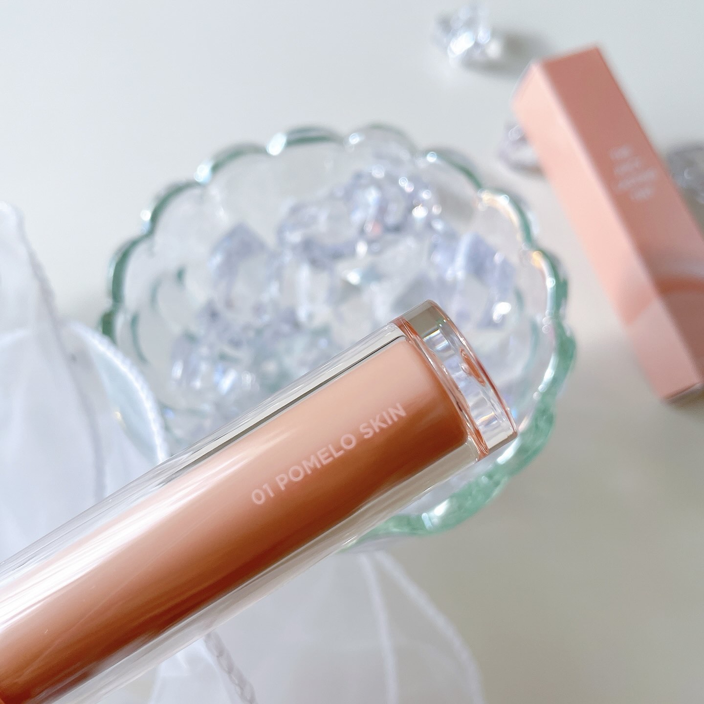 ジューシーラスティングティント/rom&nd/リップティントを使ったクチコミ（2枚目）