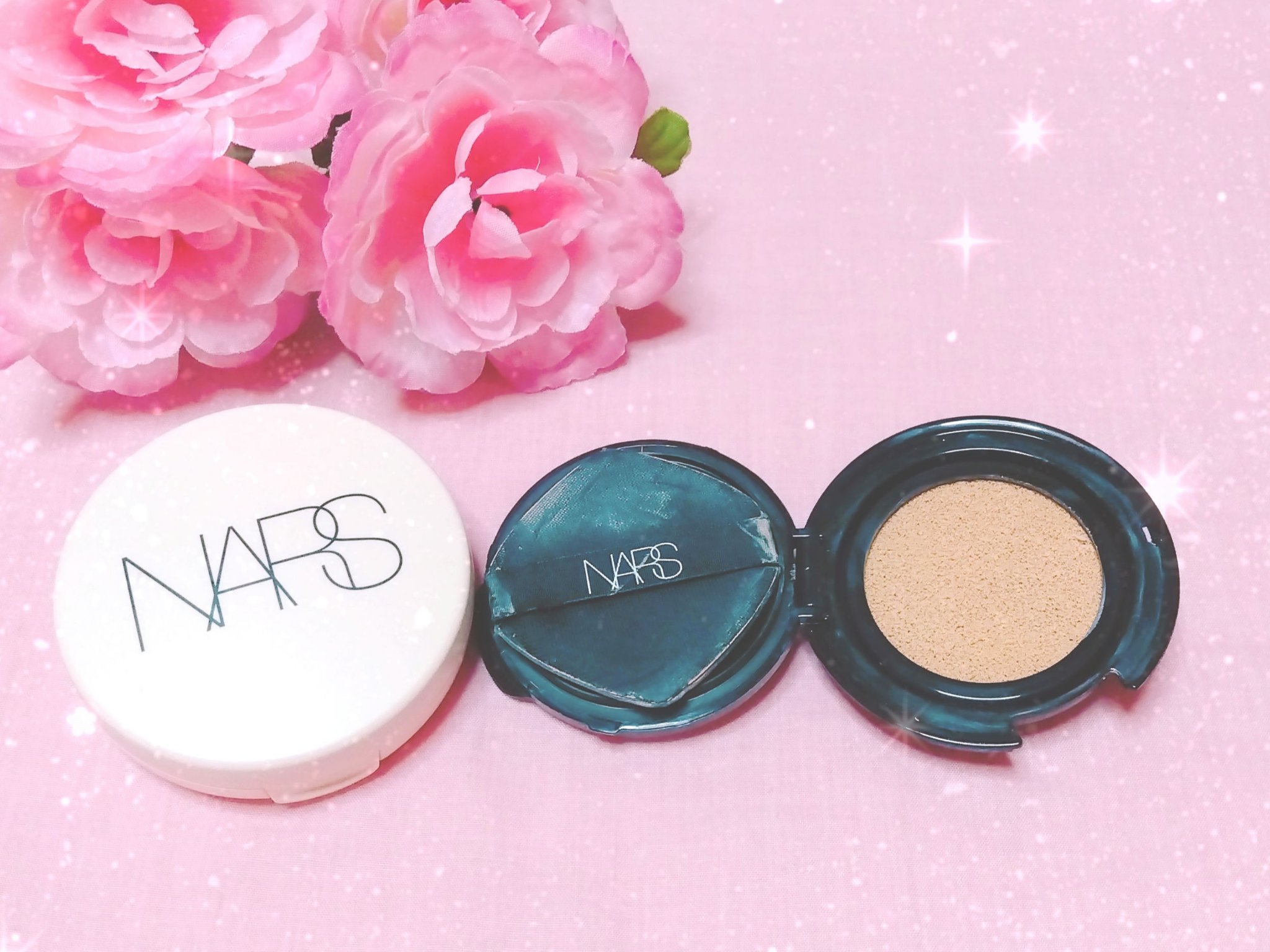 ピュアラディアントプロテクション アクアティックグロー クッションファンデーション SPF50+／PA+++/NARS/クッションファンデーションを使ったクチコミ（3枚目）