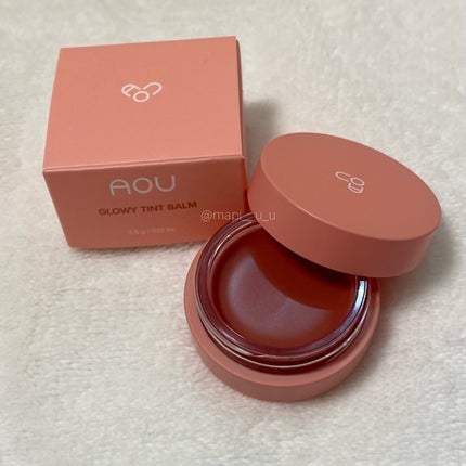 GLOWY TINT BALM/AOU/リップグロスを使ったクチコミ(3枚目)