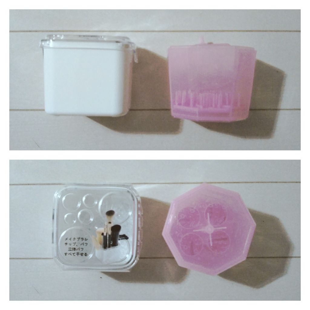 メイクブラシクリーナー/DAISO/その他化粧小物を使ったクチコミ(3枚目)