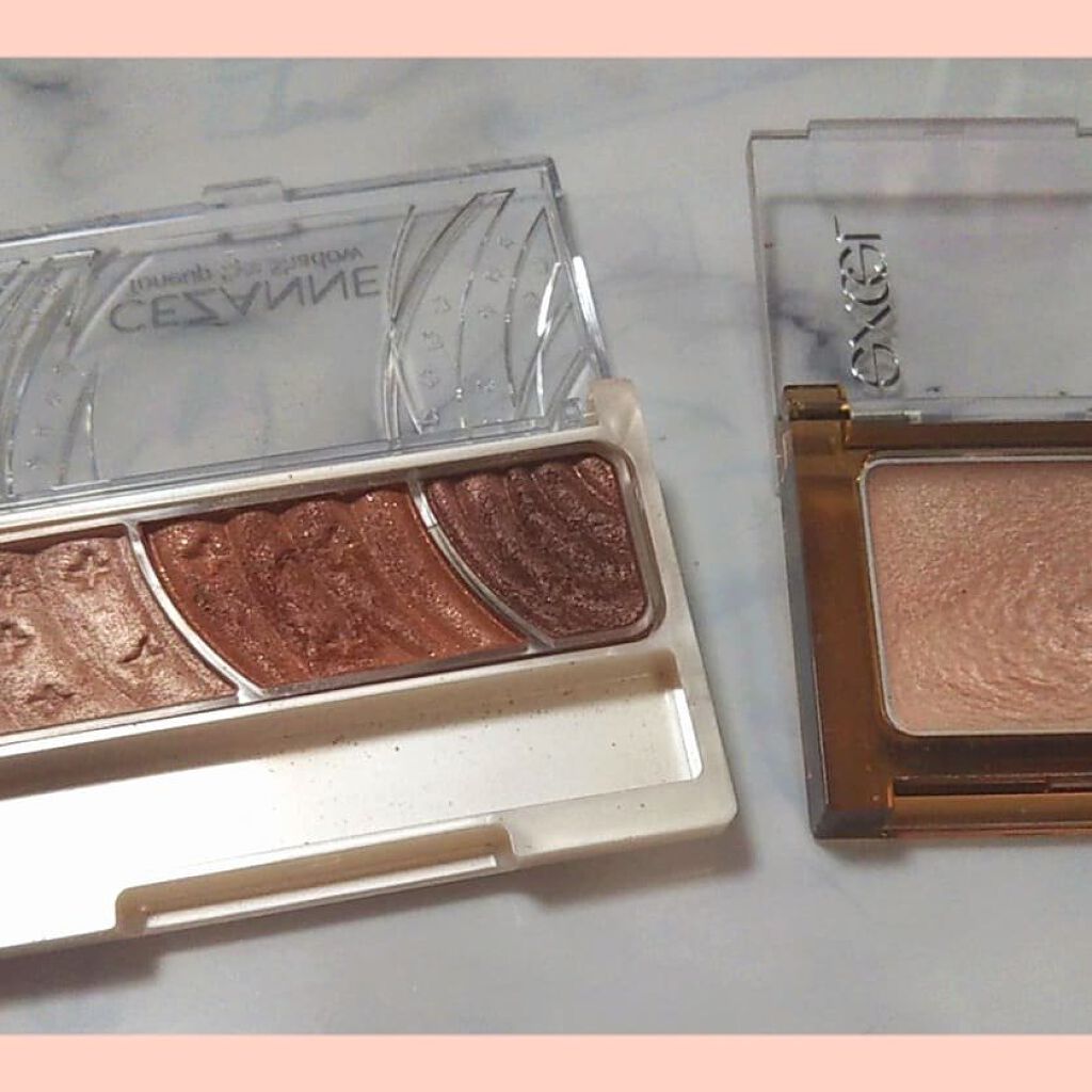 トーンアップアイシャドウ/CEZANNE/アイシャドウパレットを使ったクチコミ（2枚目）