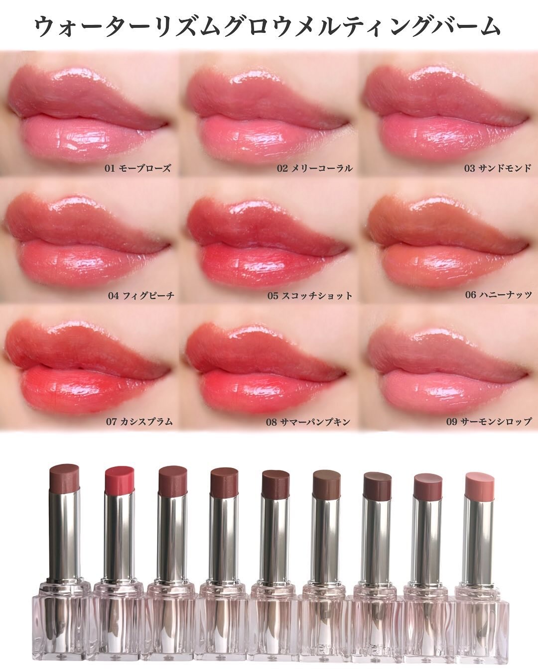 Tirtir ウォーターリズムグロウメルティングバーム　セット　リップケース Tirtir ウォーターリズムグロウメルティングバーム セット リップ