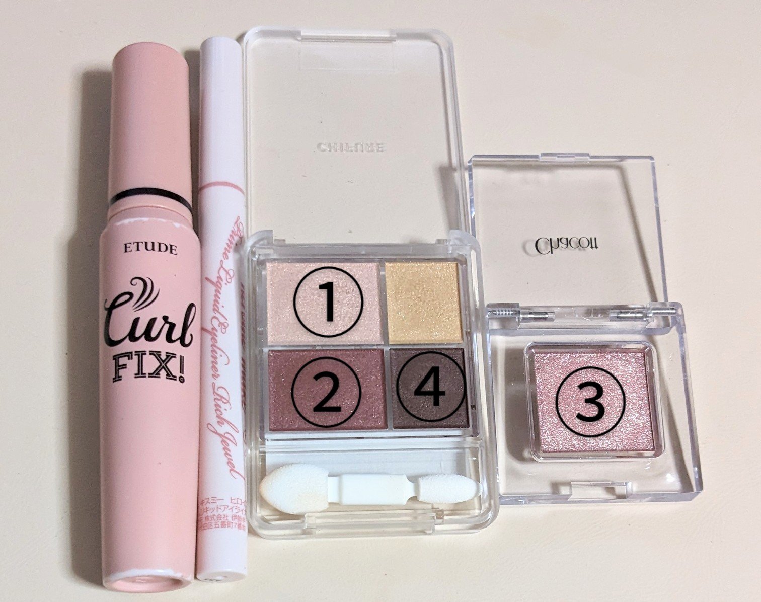 グラデーション アイシャドウ/ちふれ/アイシャドウパレットを使ったクチコミ（2枚目）