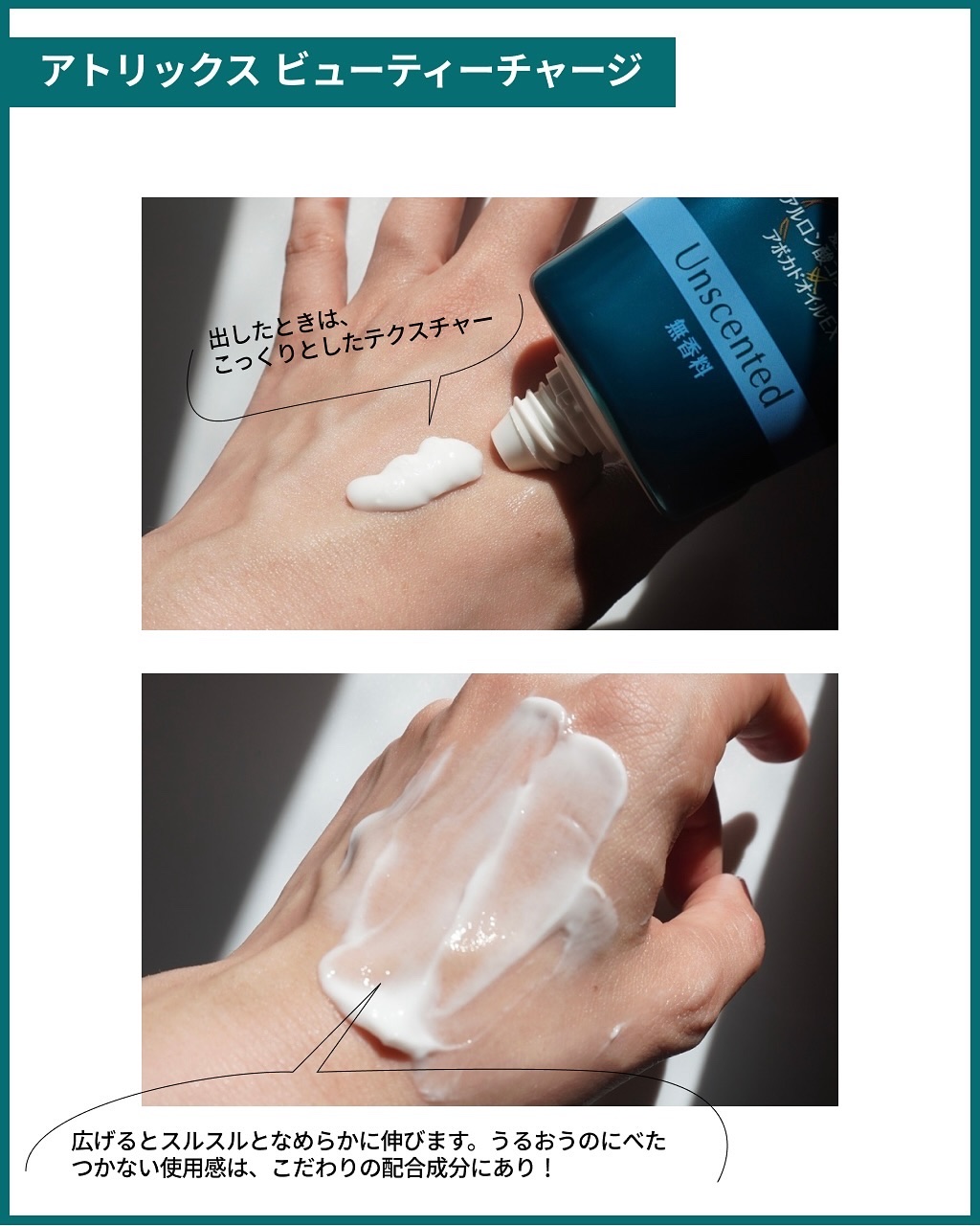 ビューティーチャージ 無香料/アトリックス/ハンドクリームを使ったクチコミ（2枚目）