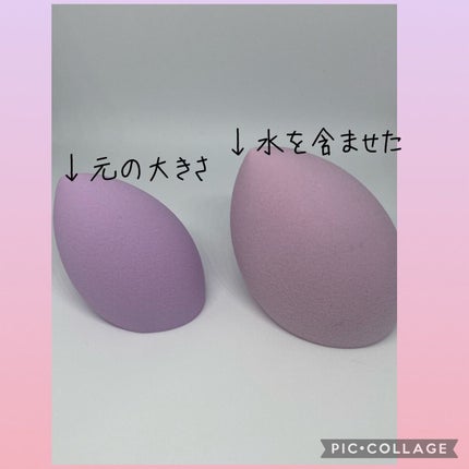 3Dスポンジ〈WET&DRY〉/ロージーローザ/パフ・スポンジを使ったクチコミ(3枚目)
