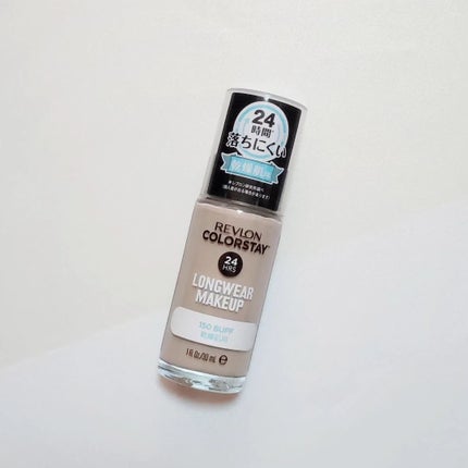 カラーステイ ロングウェア メイクアップ D 150 バフ/REVLON/リキッドファンデーションを使ったクチコミ(1枚目)