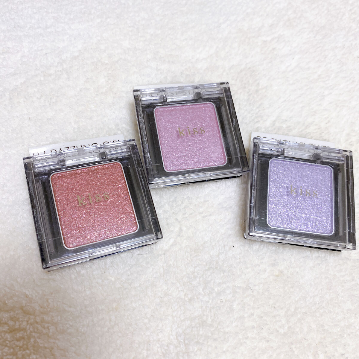  シアー グリッターアイズ/KiSS/単色アイシャドウを使ったクチコミ（1枚目）