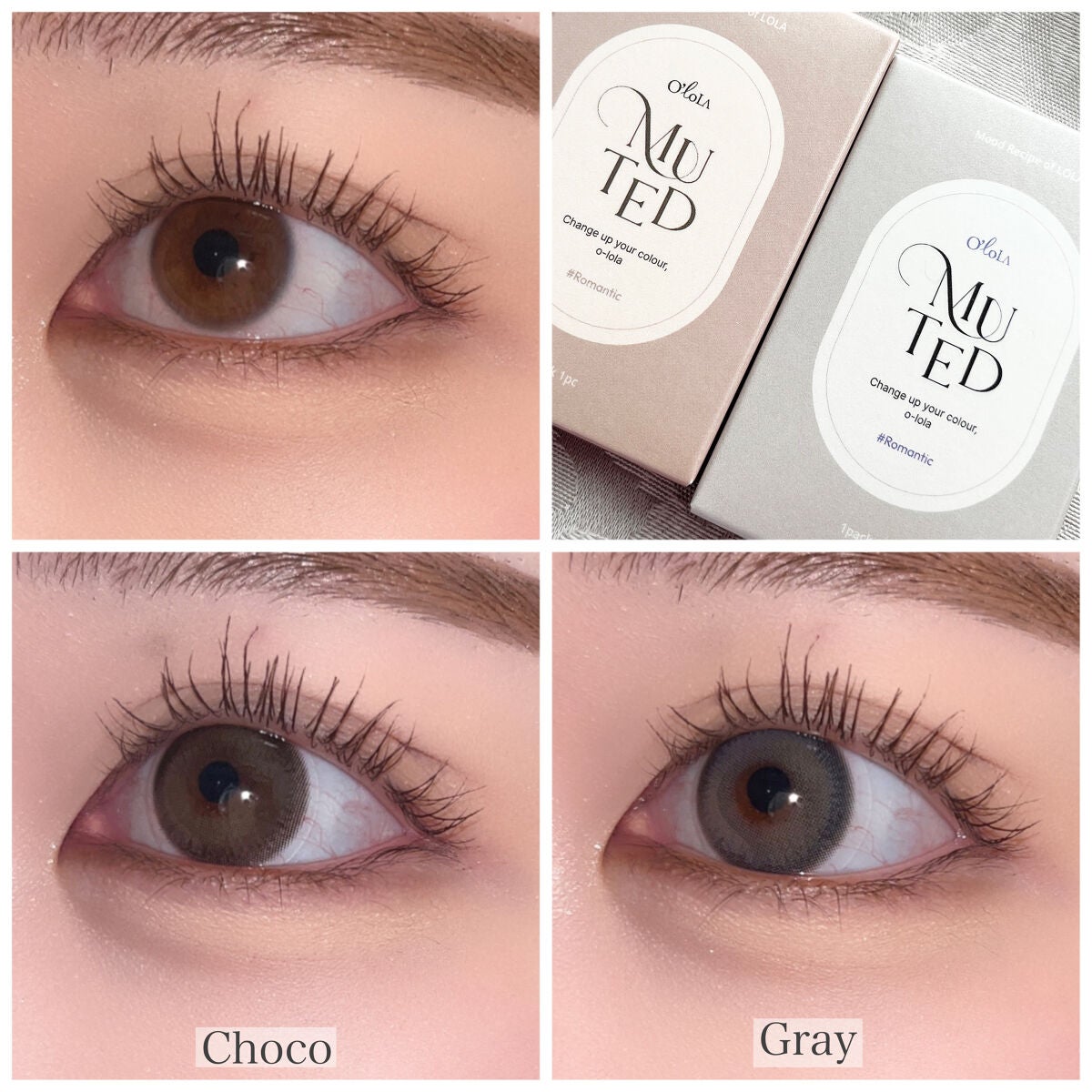 ミューテッド/OLOLA/カラーコンタクトレンズを使ったクチコミ(3枚目)
