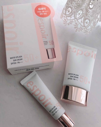 ウォータースプラッシュサンクリーム/espoir/化粧下地を使ったクチコミ(1枚目)