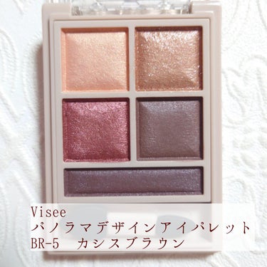 パノラマデザイン アイパレット BR-5 カシスブラウン/Visée/アイシャドウパレットを使ったクチコミ（2枚目）