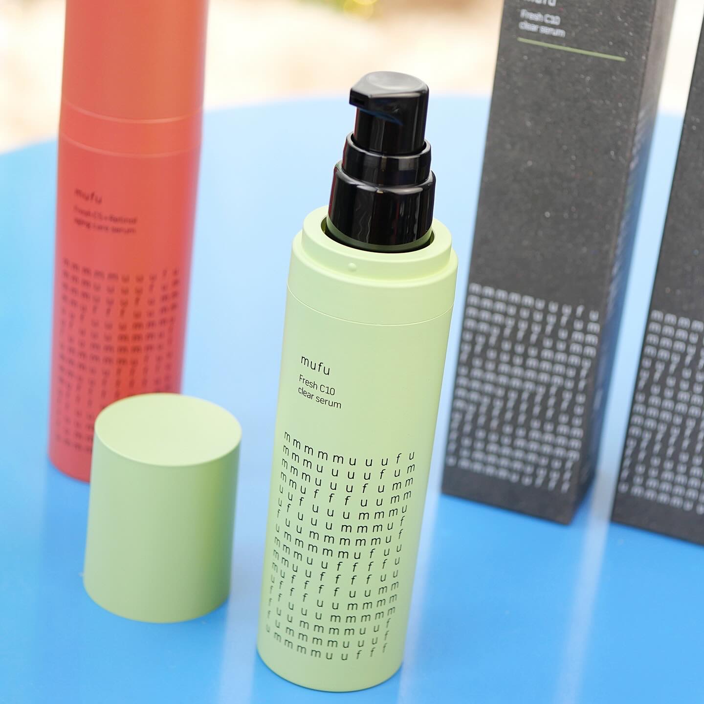 生ビタミンⅭ5+レチノールウォーターベース美容液/mufu/美容液を使ったクチコミ（2枚目）