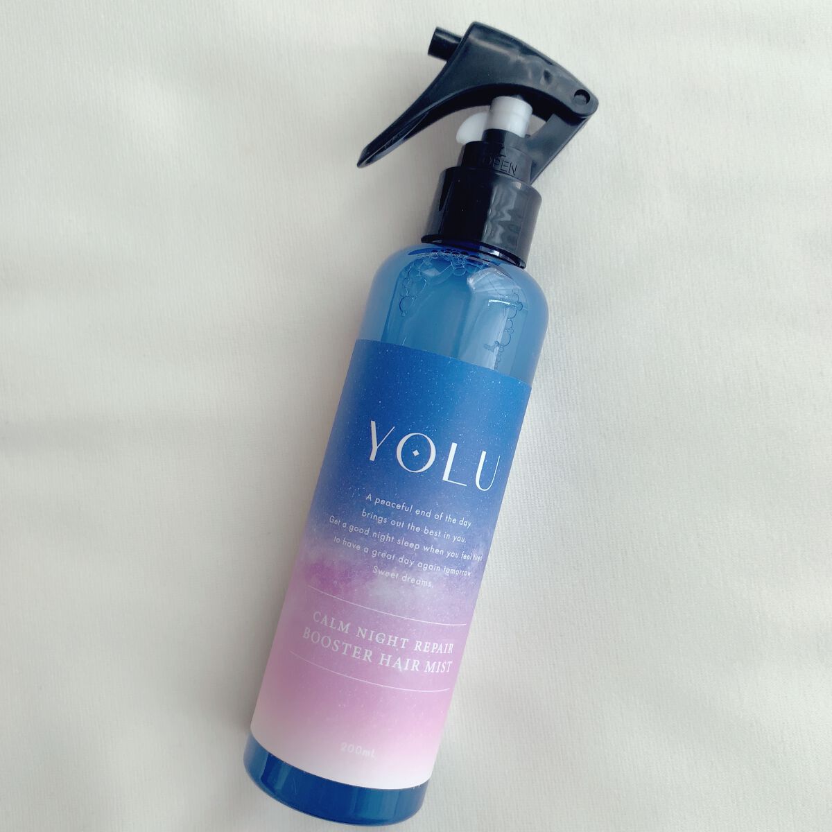 カームナイトリペアブースターヘアミスト/YOLU/プレスタイリング・寝ぐせ直しを使ったクチコミ（1枚目）
