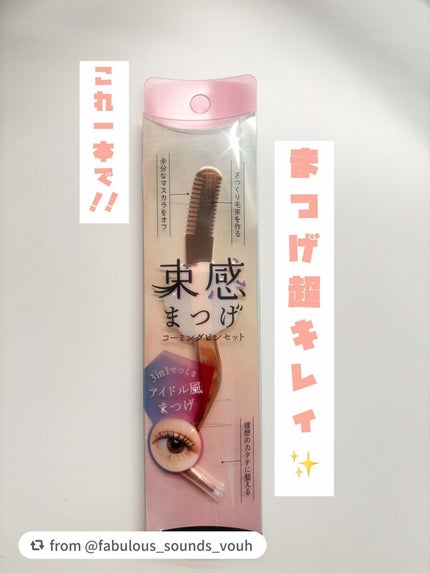 束感まつげコーミングピンセット/SHOBIDO/その他化粧小物を使ったクチコミ(1枚目)