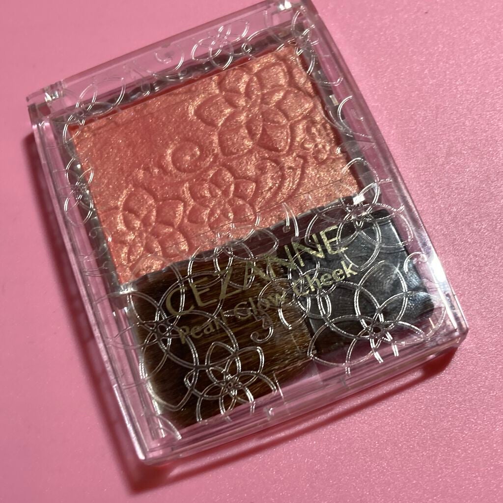 パールグロウチーク/CEZANNE/パウダーチークを使ったクチコミ(1枚目)