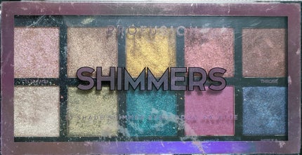 SHIMMERS 10 SHADE SHIMMER EYESHADOW PALETTE/PROFUSION COSMETICS/アイシャドウパレットを使ったクチコミ(2枚目)