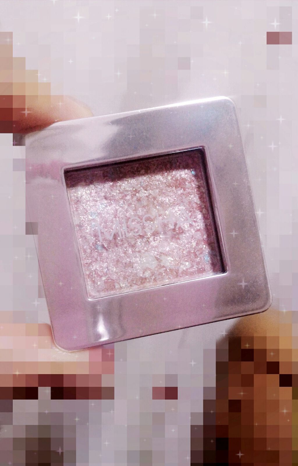 グリッタープリズム シャドウ/MISSHA/グリッターを使ったクチコミ(3枚目)