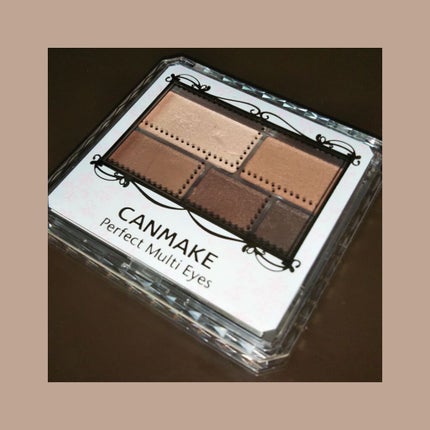 パーフェクトマルチアイズ/キャンメイク/アイシャドウパレットを使ったクチコミ(1枚目)