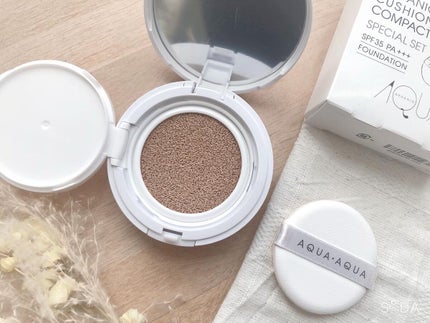 オーガニッククッションコンパクト/アクア・アクア/クッションファンデーションを使ったクチコミ(2枚目)