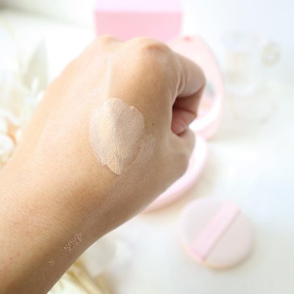 トワタッチ ハートクッション グロウメッシュ/troistouch/クッションファンデーションを使ったクチコミ(4枚目)