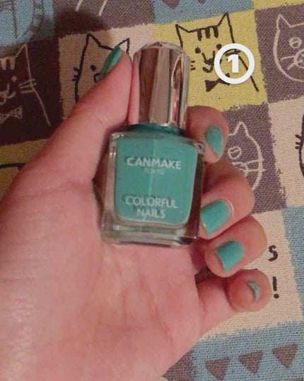 カラフルネイルズ/キャンメイク/マニキュアを使ったクチコミ(2枚目)