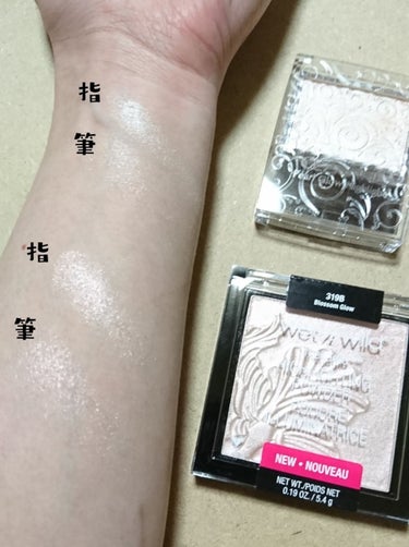 MegaGlo Highlighting Powder/wet 'n' wild/ハイライトを使ったクチコミ（3枚目）