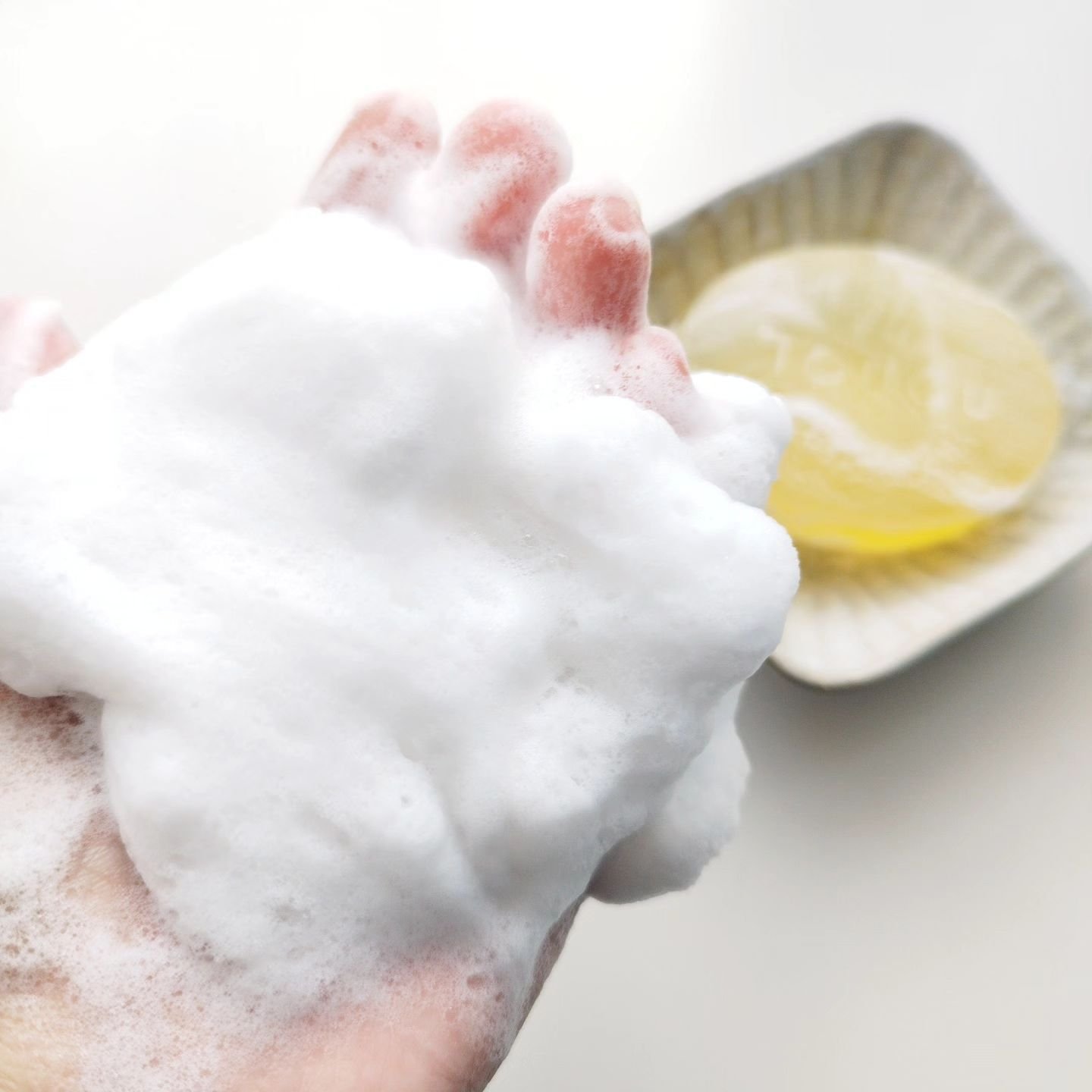 TOUQU to tone　シュガーソープ/TOUQU to tone/洗顔石鹸を使ったクチコミ（3枚目）