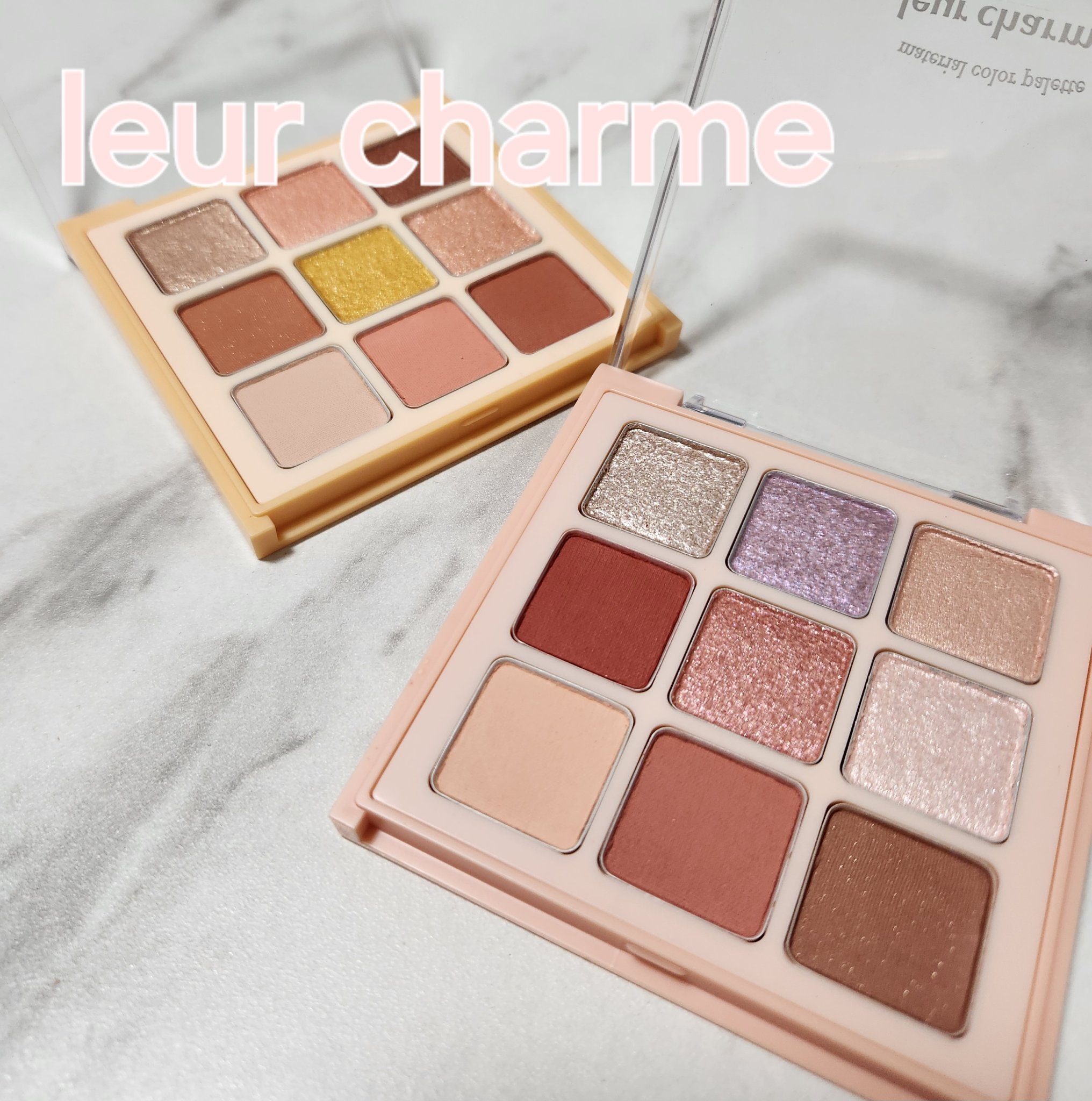 マテリアルカラーパレット/leur charme/アイシャドウパレットを使ったクチコミ（1枚目）