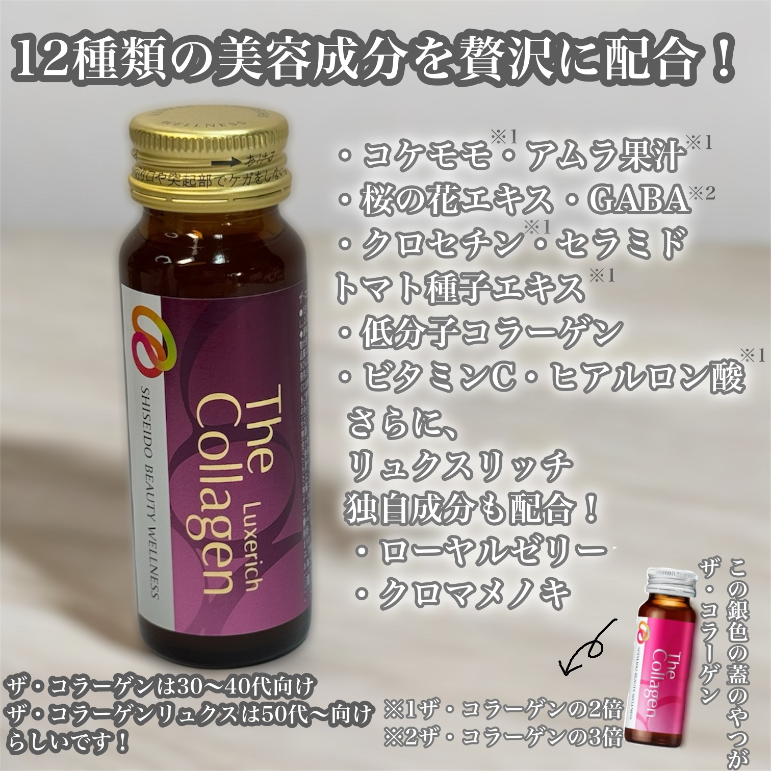 ザ・コラーゲン リュクスリッチ＜ドリンク＞/ザ・コラーゲン/美容ドリンクを使ったクチコミ（2枚目）