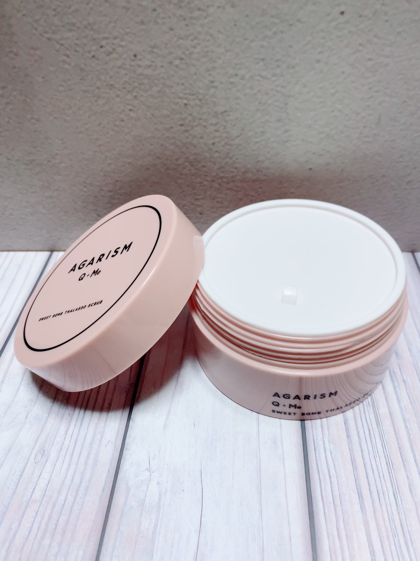 Q+Me スウィート ボム タラソ スクラブ/AGARISM/バスト・ヒップケアを使ったクチコミ(2枚目)