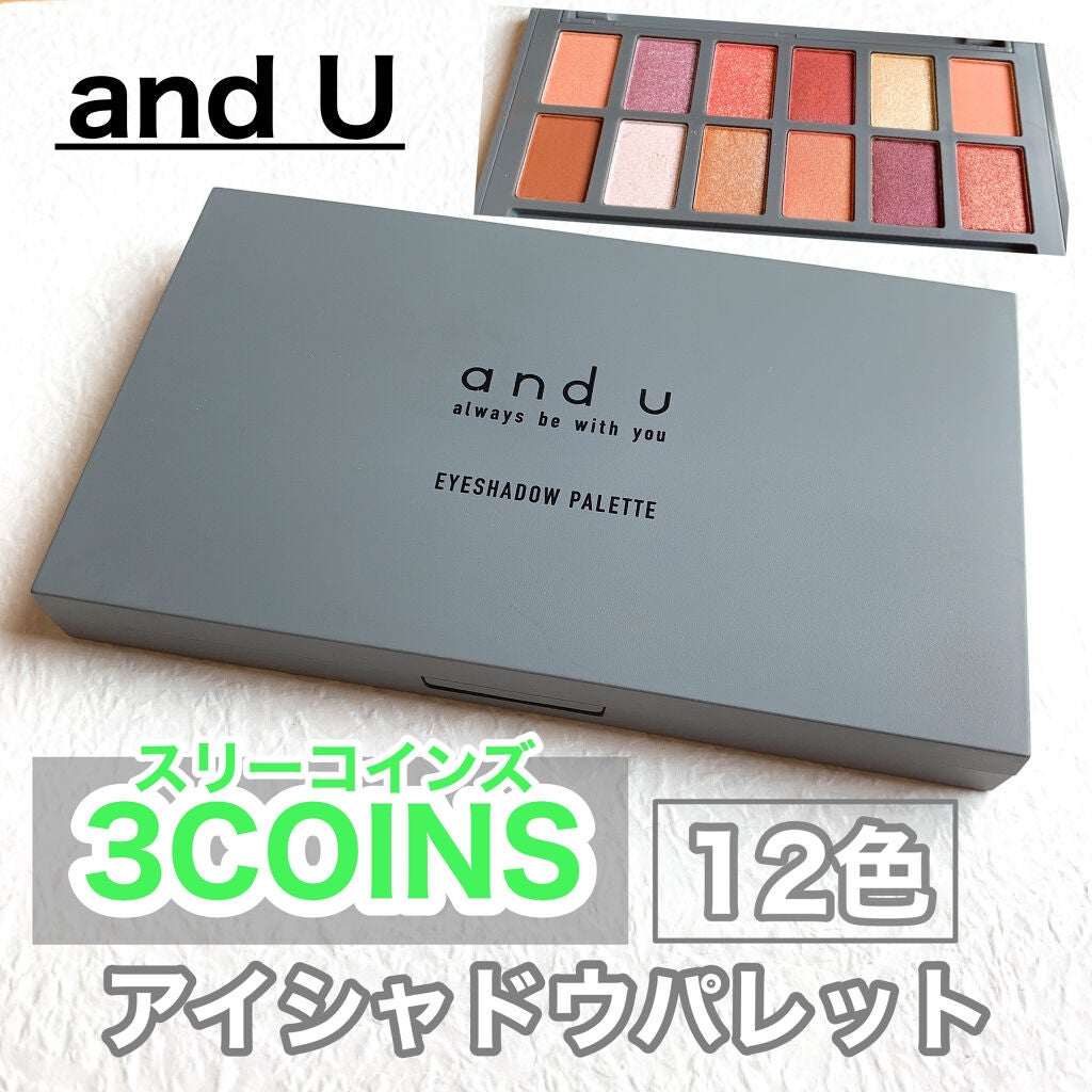 アイシャドウパレット/and U/アイシャドウパレットを使ったクチコミ(1枚目)