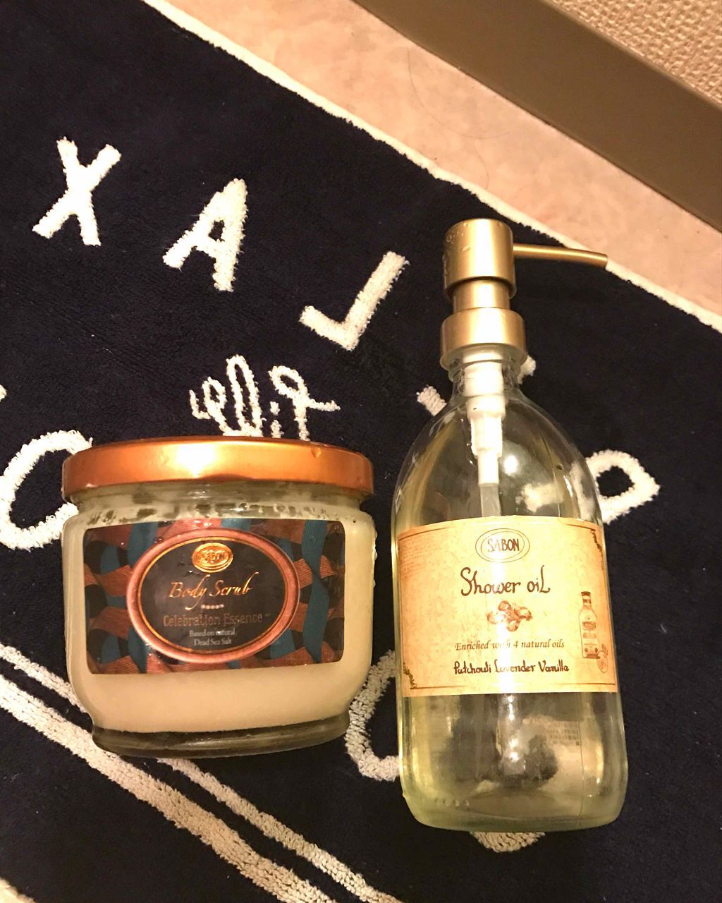  シャワーオイル パチュリ・ラベンダー・バニラ/SABON/ボディソープを使ったクチコミ（1枚目）