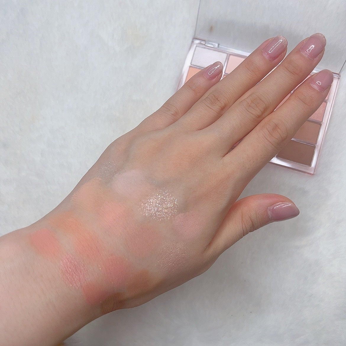 ソフトブラーリングアイパレット/wakemake/アイシャドウパレットを使ったクチコミ(5枚目)