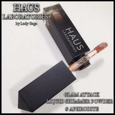 GLAM ATTACK LIQUID SHIMMER POWDER/HAUS LABORATORIES/リキッドアイシャドウを使ったクチコミ（1枚目）