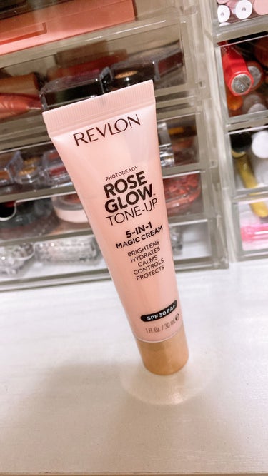 フォトレディ ローズ グロウ トーンアップ クリーム/REVLON/化粧下地を使ったクチコミ（1枚目）