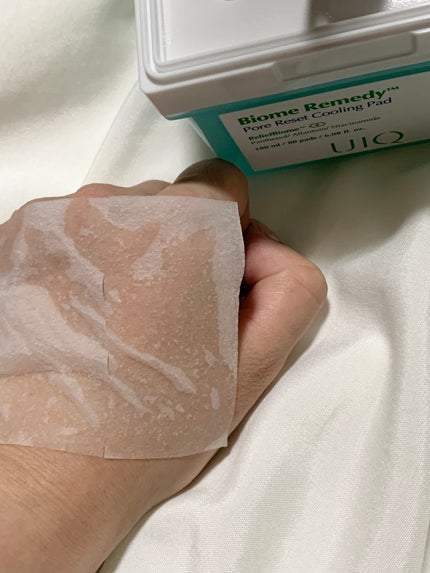 バイオームレメディポアリセットクーリングパッド/UIQ/トナーパッドを使ったクチコミ(3枚目)