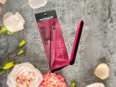 ウルトラカラー アイライナー BU-1 目元に色っぽさ バーガンディー/MAYBELLINE NEW YORK/リキッドアイライナーを使ったクチコミ（1枚目）