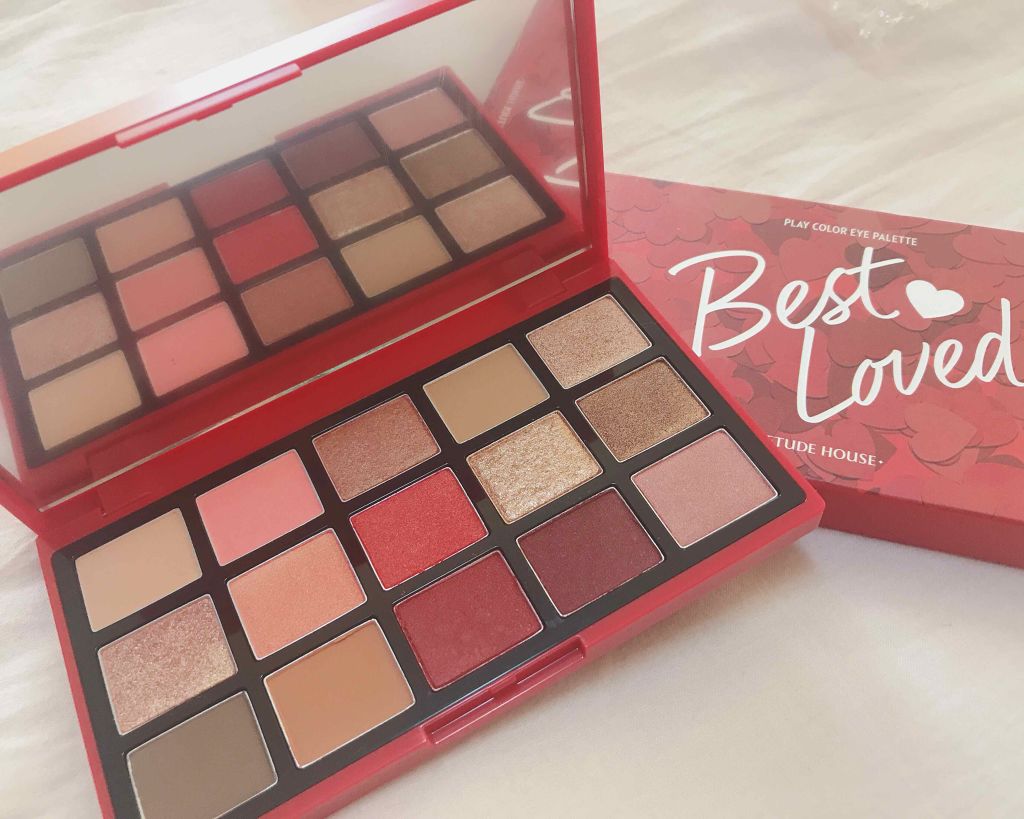 プレイカラーアイパレット ベストラブ/ETUDE/アイシャドウパレットを使ったクチコミ（1枚目）