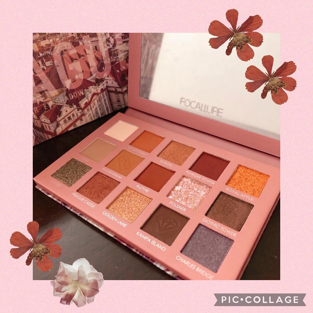 GO TRAVEL 15色アイシャドウパレット 02 プラハ(hi Prague)/FOCALLURE/アイシャドウパレットを使ったクチコミ（1枚目）
