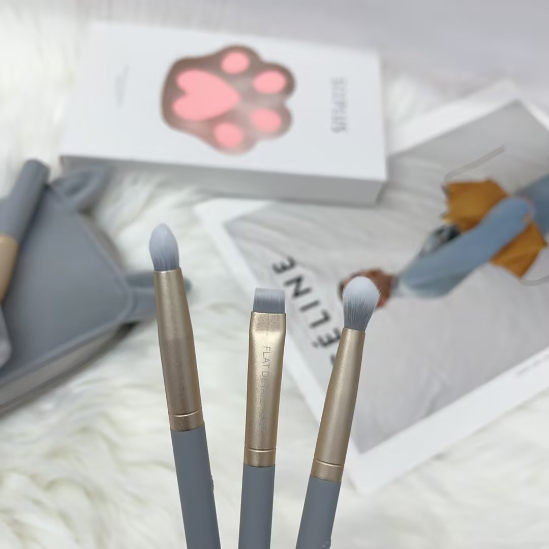 SIXPLUS メイクブラシ5本セット ハートペット/SIXPLUS/メイクブラシを使ったクチコミ（3枚目）