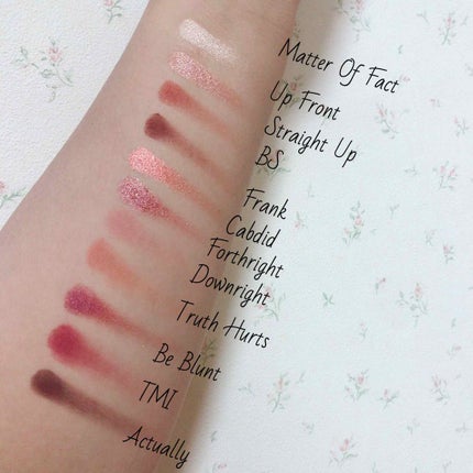 Give It To Me Straight/ColourPop/アイシャドウパレットを使ったクチコミ(2枚目)