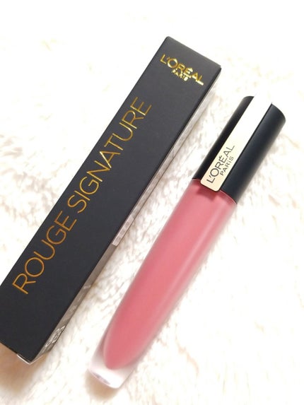 ルージュシグネチャー /ロレアル パリ/リップグロスを使ったクチコミ(3枚目)