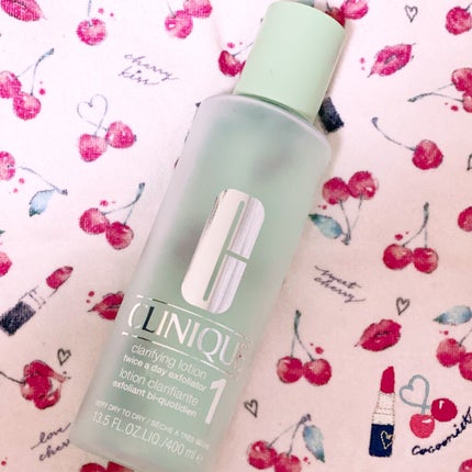 クラリファイング ローション 1/CLINIQUE/拭き取り化粧水を使ったクチコミ(1枚目)
