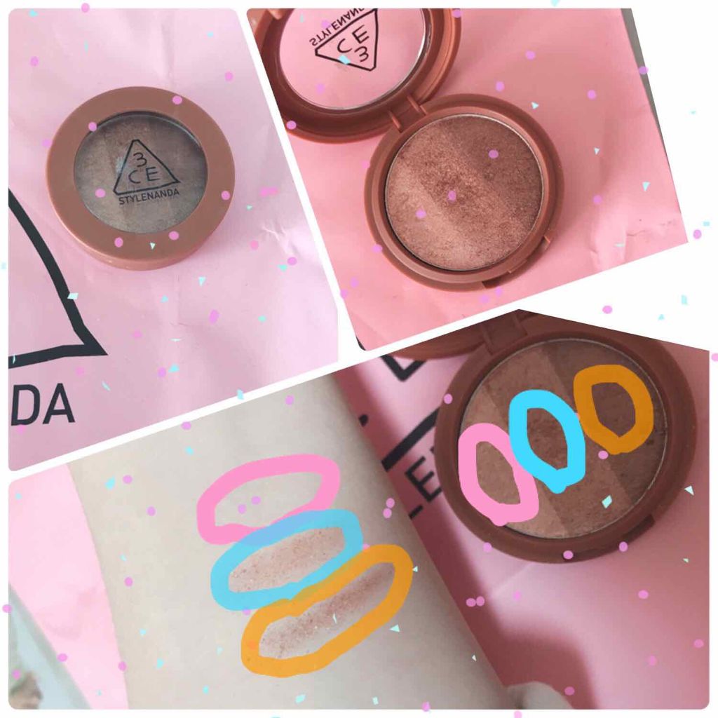 3CE TRIPLE SHADOW/3CE/アイシャドウパレットを使ったクチコミ(3枚目)