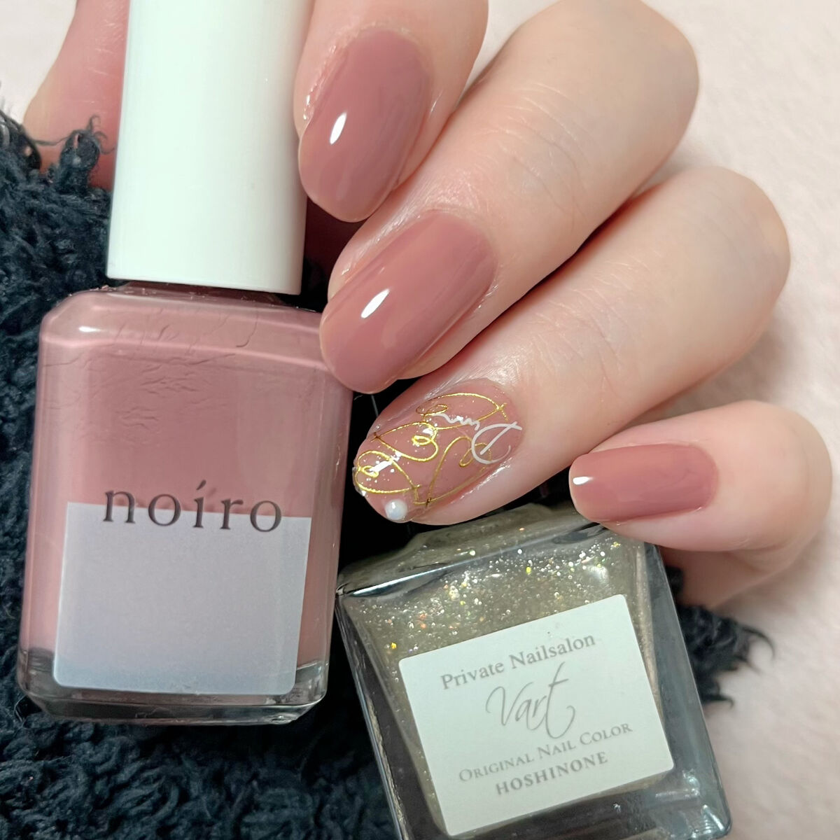 ネイルカラー S005 raspberry cocoa/noiro/マニキュアを使ったクチコミ（1枚目）